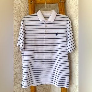Polo by Ralph Lauren White and Navy Striped Shirt